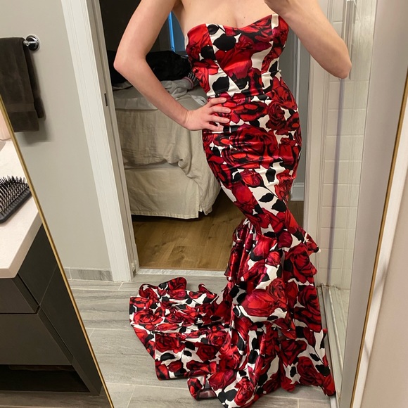 Michael Costello Gown 💃🏻 - Picture 6 of 8